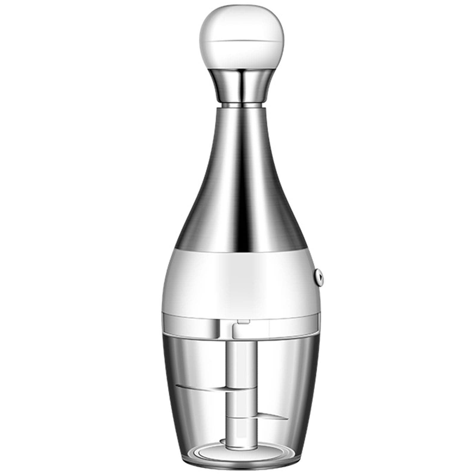PIDUDU Manual Pressed Chopper,Garlic Press,Onion Vegetable Chopper,Food Chopper,Garlic Mincer, for Ginger, Chili, Nuts - Chop into Minced, Easy to Clean
