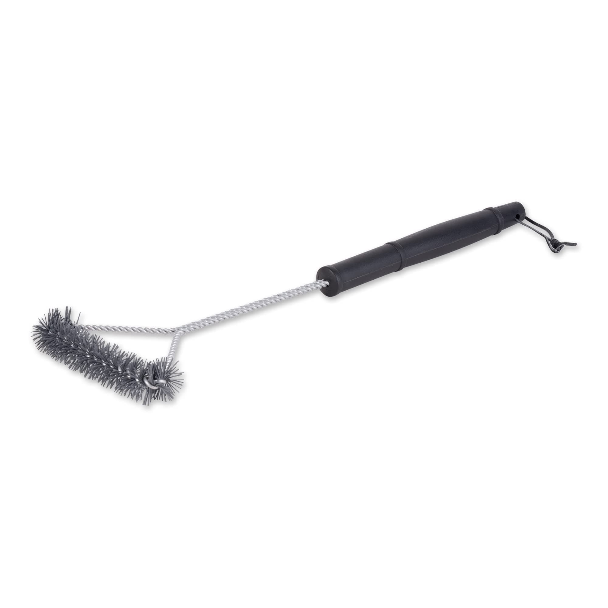 RSVP International Barbeque Grilling Collection Grill Cleaning Tool, Nylon Brush, 21-Inch, Black
