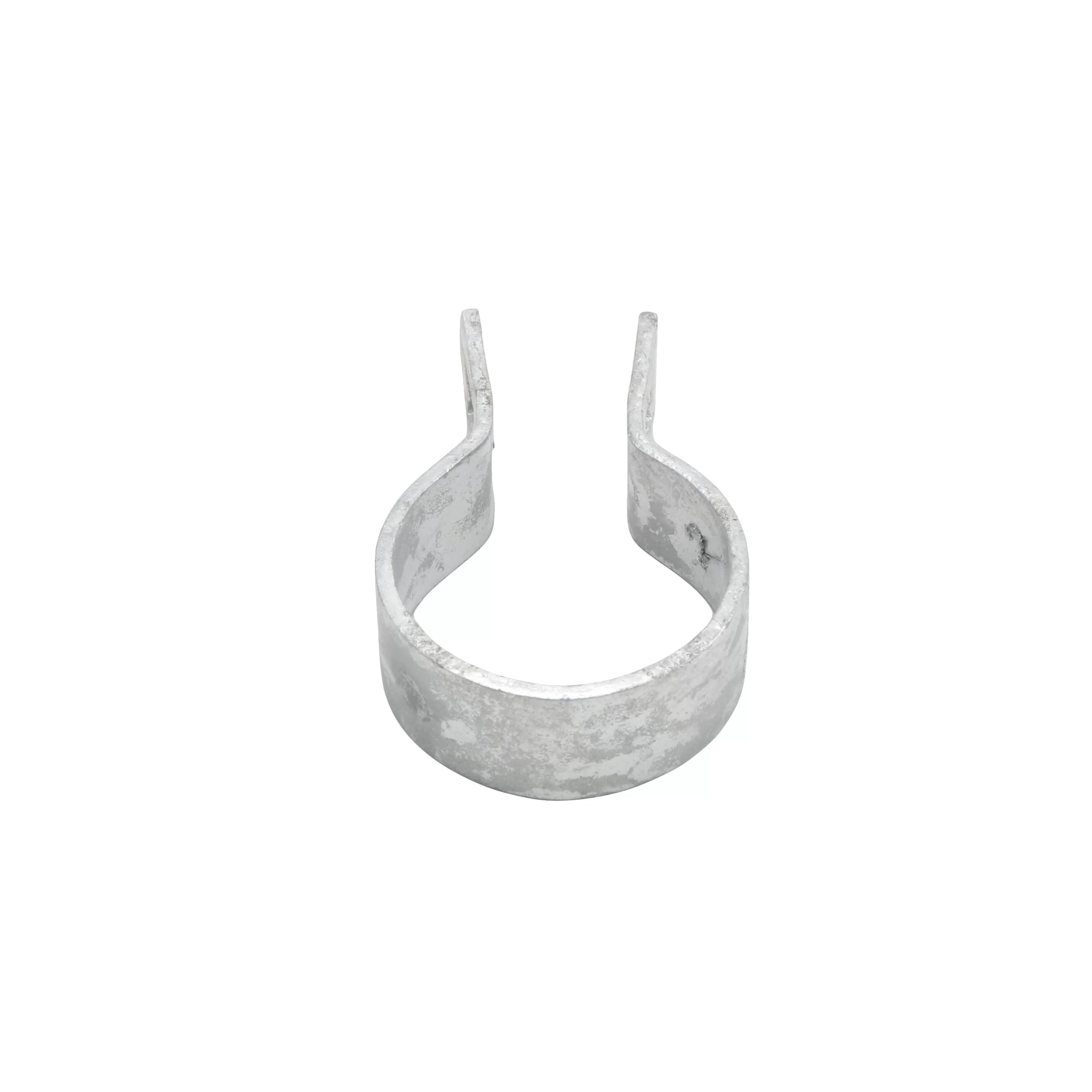 Galvanized Steel Chain Link Brace Band, Durable Steel Chain Link Fence Hardware, Rust-Resistant, Easy Install, Includes Required Bolt (20, 2-3/8")
