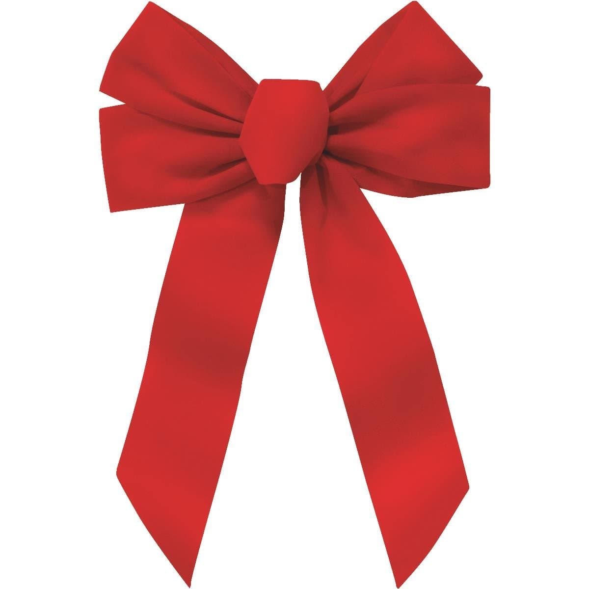 Rocky Mountain Goods Red Bow - Christmas Wreath Bow - Great for Large Gifts - Indoor/Outdoor use - Hand Tied in USA - Waterproof Velvet - Attachment tie Included for Easy Hanging (12-inch)