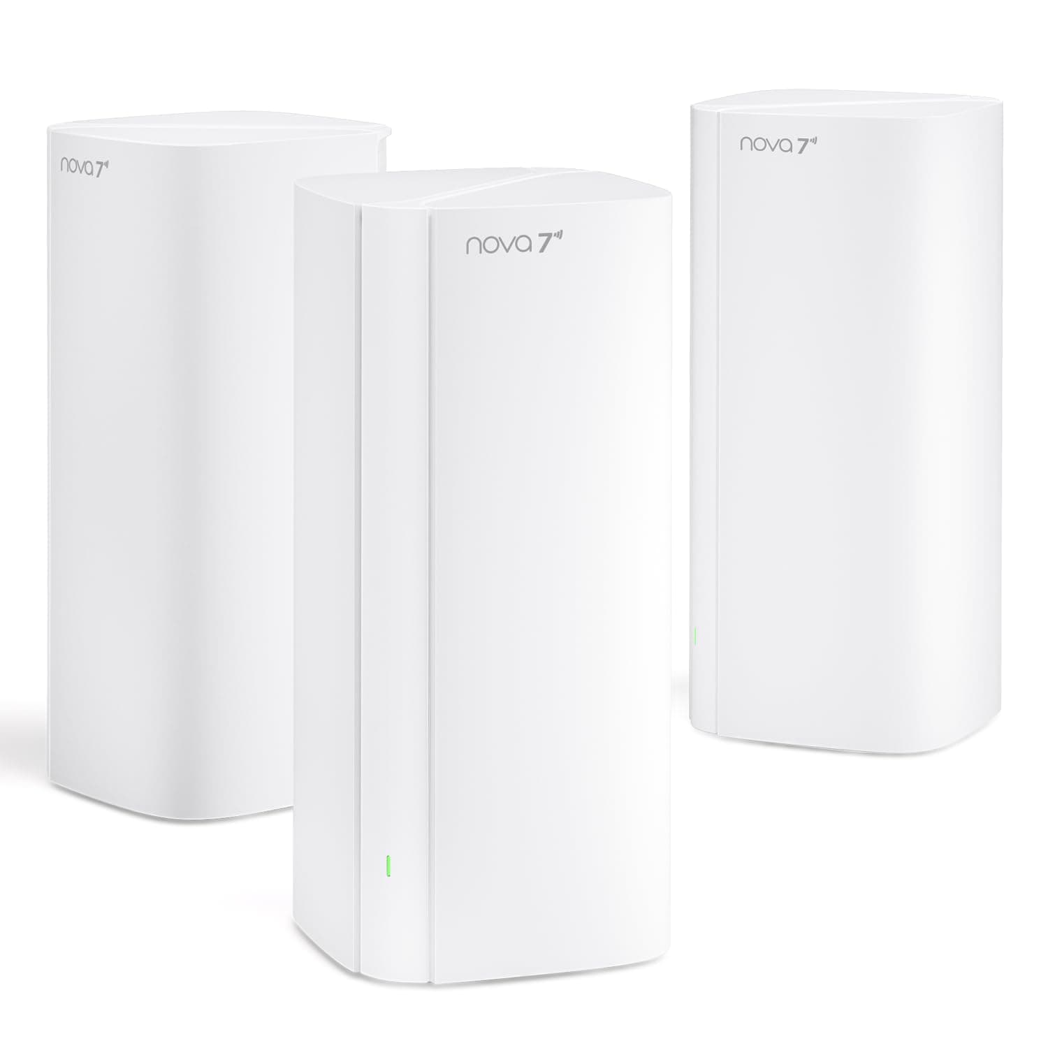 Tenda WiFi 7 Mesh System BE5100 – Dual-Band Whole Home WiFi for Up to 6,600 Sq. Ft., MLO, 2.5G WAN/LAN Port, Seamless AI Roaming, VPN & Ethernet Backhaul, ME6 Pro (3-Pack)