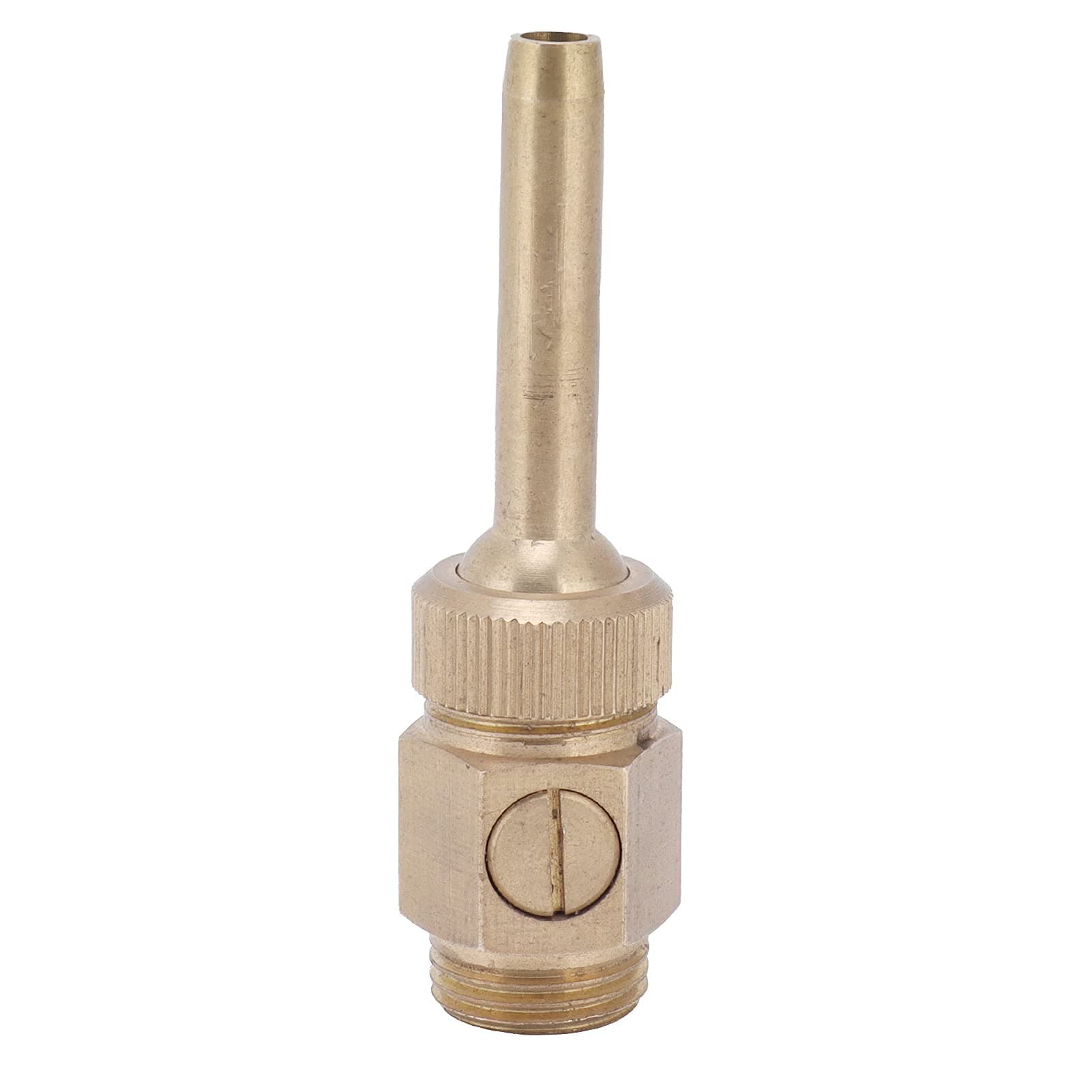 Male Thread Brass Fountain Nozzle Adjustable Direction Jet Water Spray Head with Valve(G1/2)