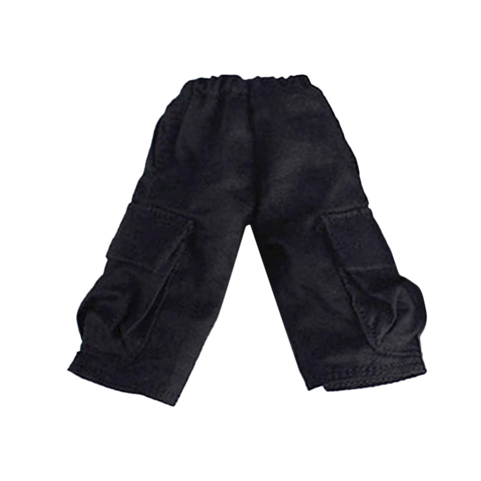 1:12 Scale Fashion Short Pants Workout Running Shorts Athletic Shorts for 6inch Male Action Figures BJD Doll Accessory Costume Cosplay, Black