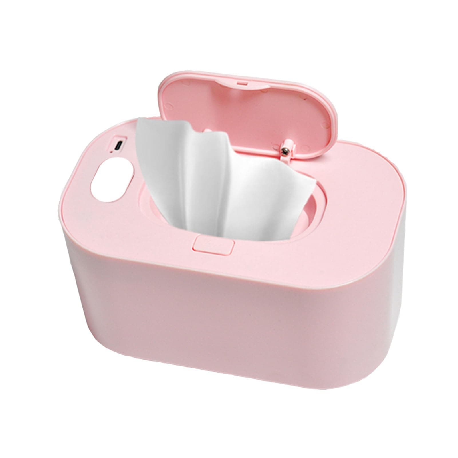 Cocoarm Baby Wipe Warmer Baby Wipe Heater Even Heating Wet Wipes Warmer and Dispenser USB Powered Wipe Warmer for Babies, Holding 80pcs Wipes (Constant Temperature)
