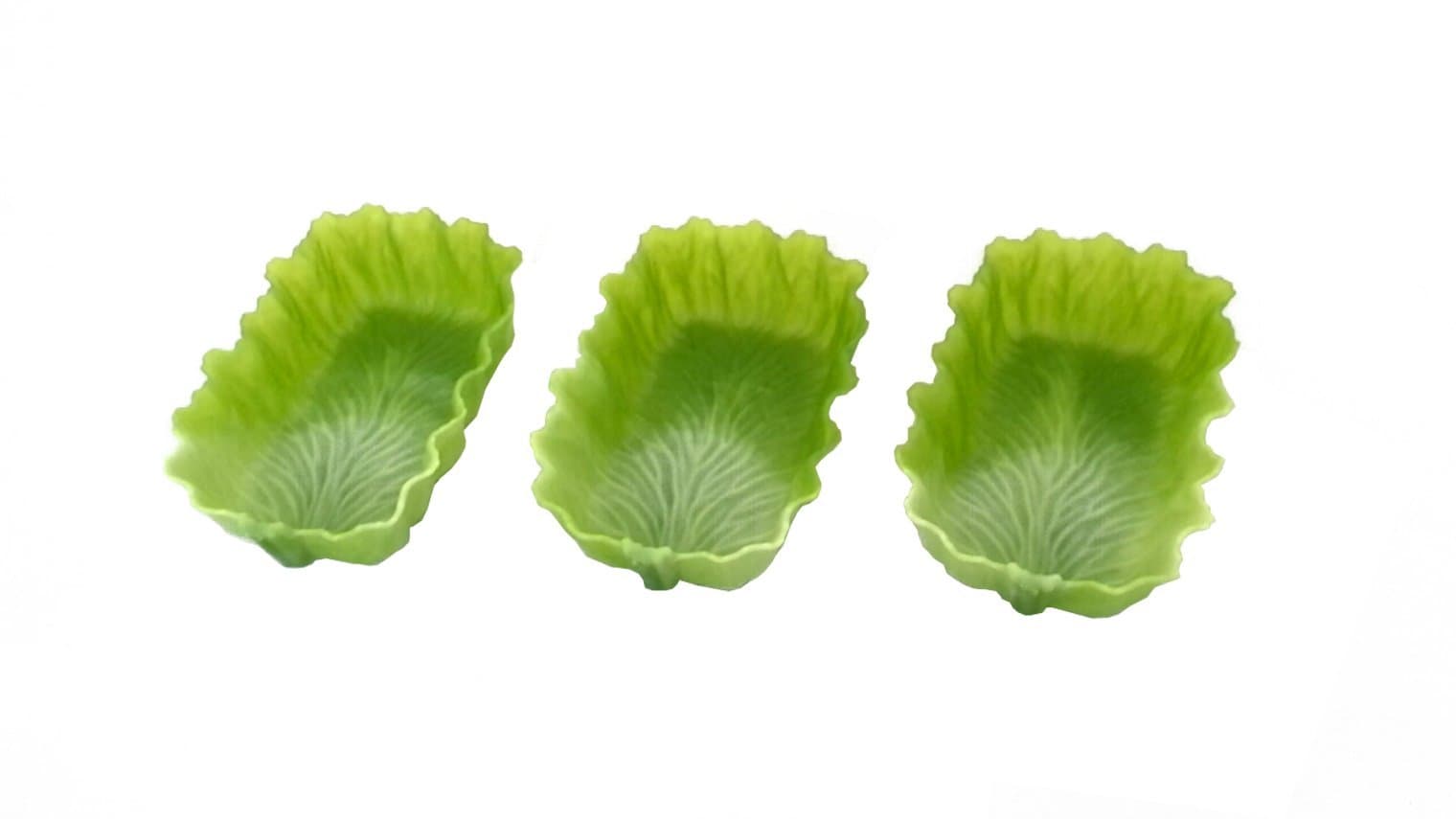 Shinkatekku antibacterial lunch cup angle type Bejikappu L lettuce 3 pieces Green by Shinkatekku