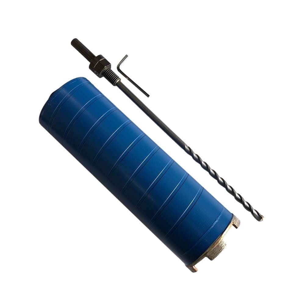 3" Dry Diamond Core Bit w/Pilot for Brick & Block, 1/2" Chuck