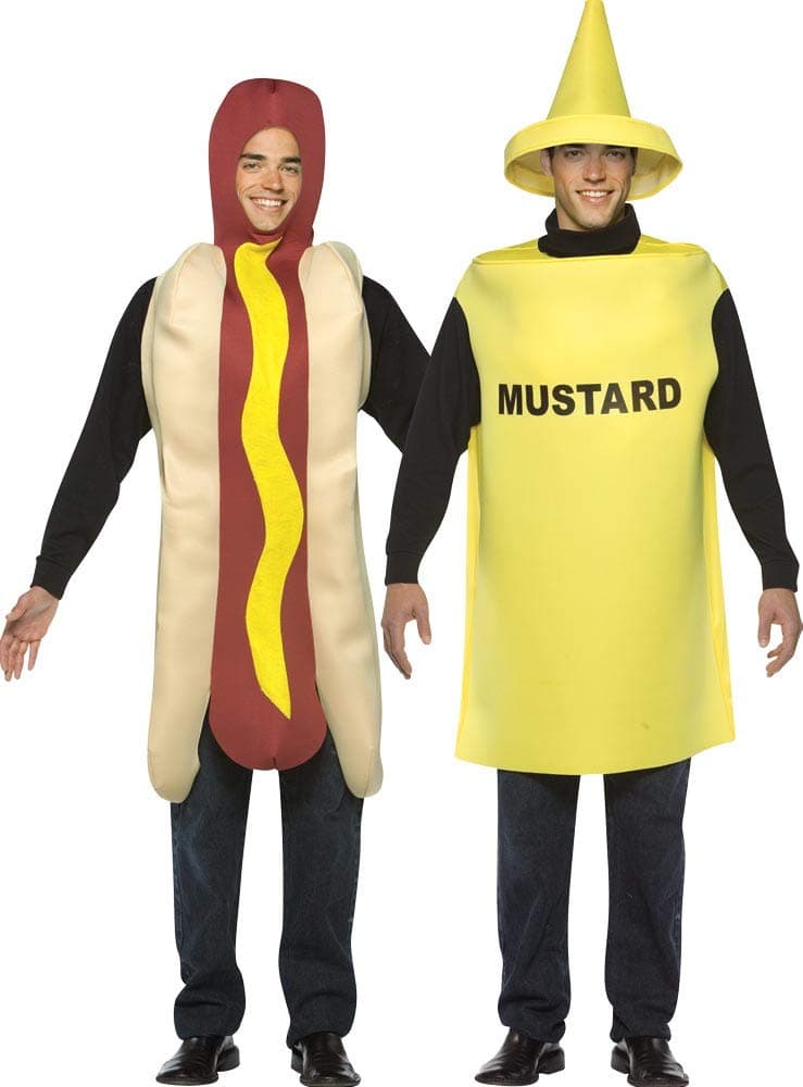 Rasta Imposta Hot Dog & Mustard Costume Set Yellow