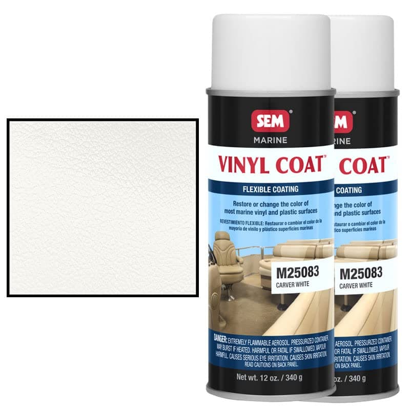 SEM M25083, Carver White, Marine Vinyl Paint