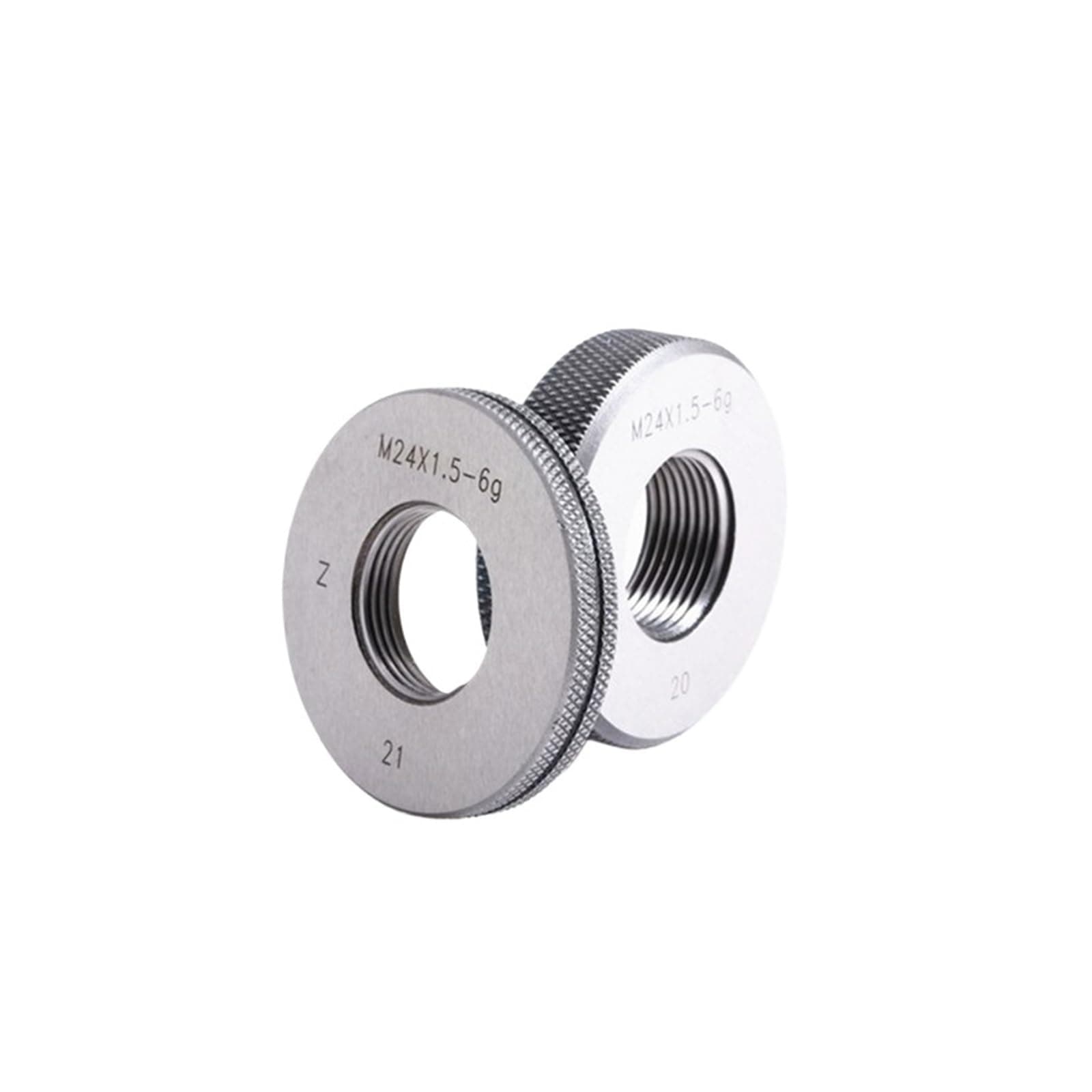 M21 M22 M23 M24 M25 M26 M27 M28 M29 M30 6G Metric Thread Ring Gauge Go and No-Go Gage Support(M25x3)