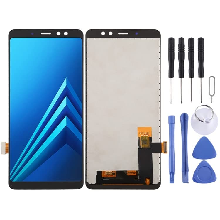 Daguys incell LCD Half Screen for Galaxy A8+ (2018) A730F, A730F/DS with Digitizer Full Assembly (Black)