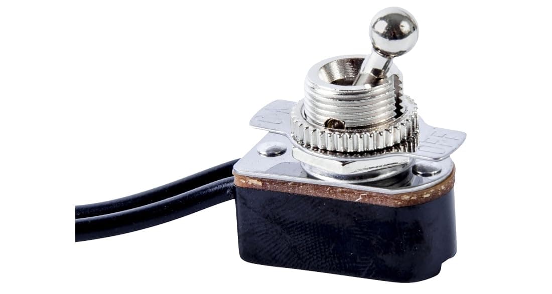 Gardner Bender GSW-125 Electrical Toggle Switch, SPST, ON-OFF, 6 A/125V AC, 6 inch Wire Terminal
