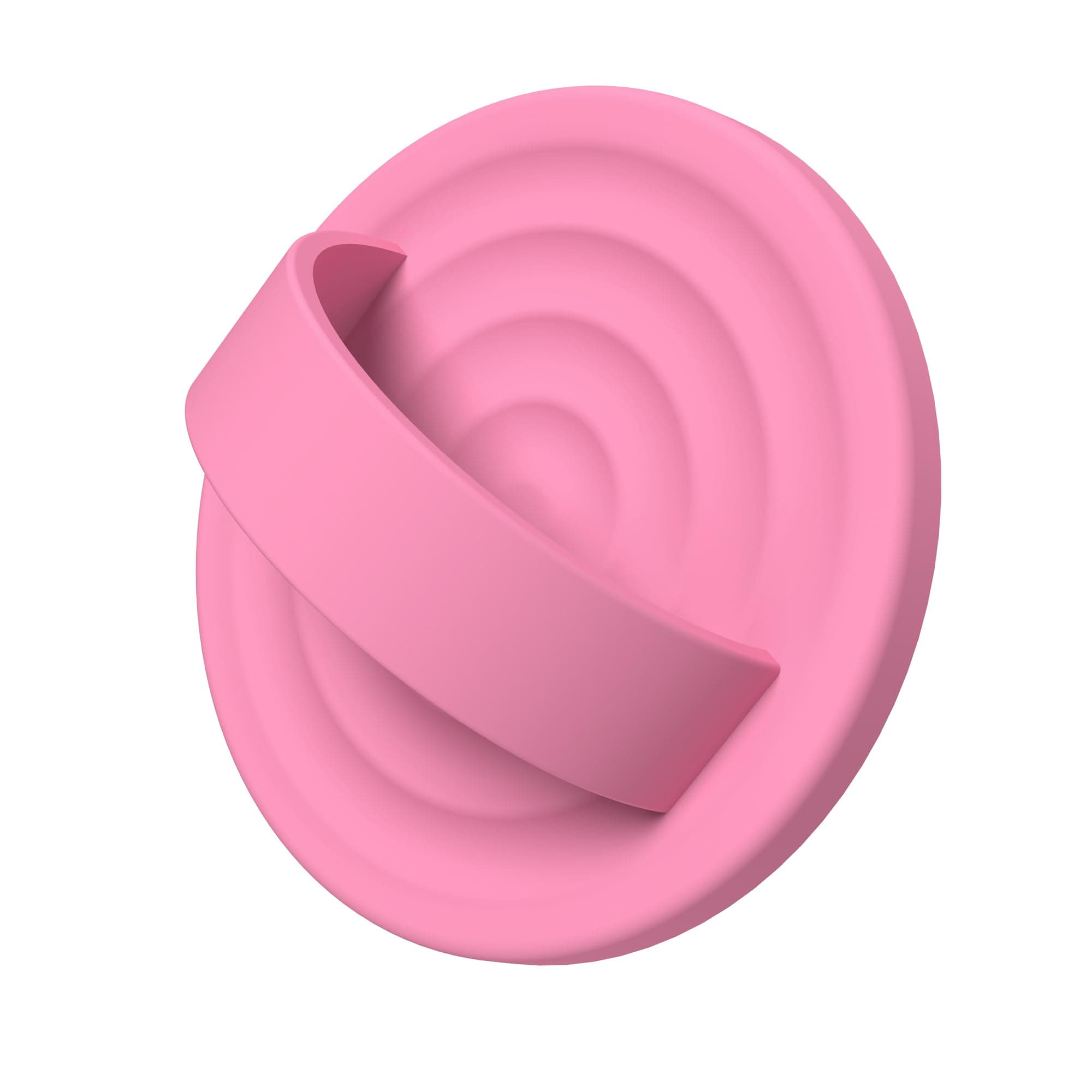 COFFKER Magnetic Phone Grip Ring Holder, Liquid Silicone Magnet Cell Phone Grip Finger Loop, Compatible with Magsafe, Back of Phone for iPhone 17/16/15/14/13/12 Series, Tender Pink