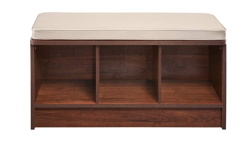 ClosetMaid 1309 Cubeicals 3-Cube Bench, Dark Cherry