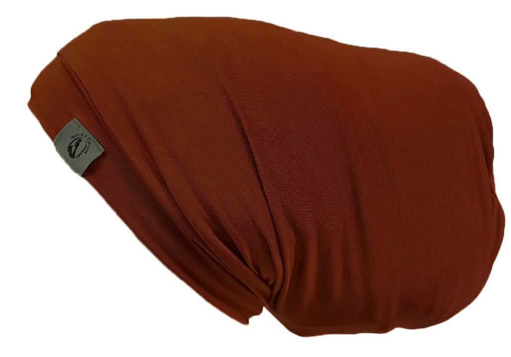 Fairy Black Mother Stretch Hair Cap for All Dreadlocks Locs Kinky and Curly (Medium, Orange Rust)