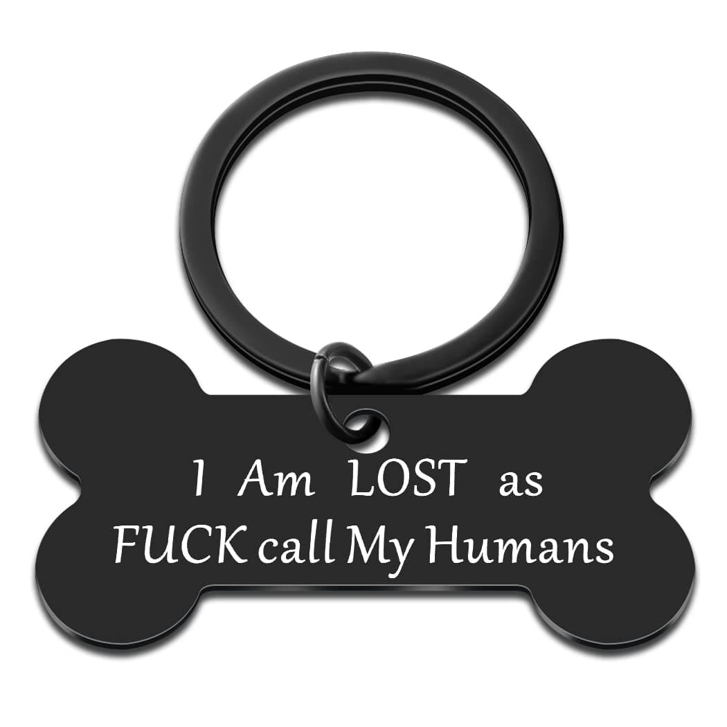 Dog Tags Dog for Pet Lover Stainless Steel Pet ID Tags Keychain