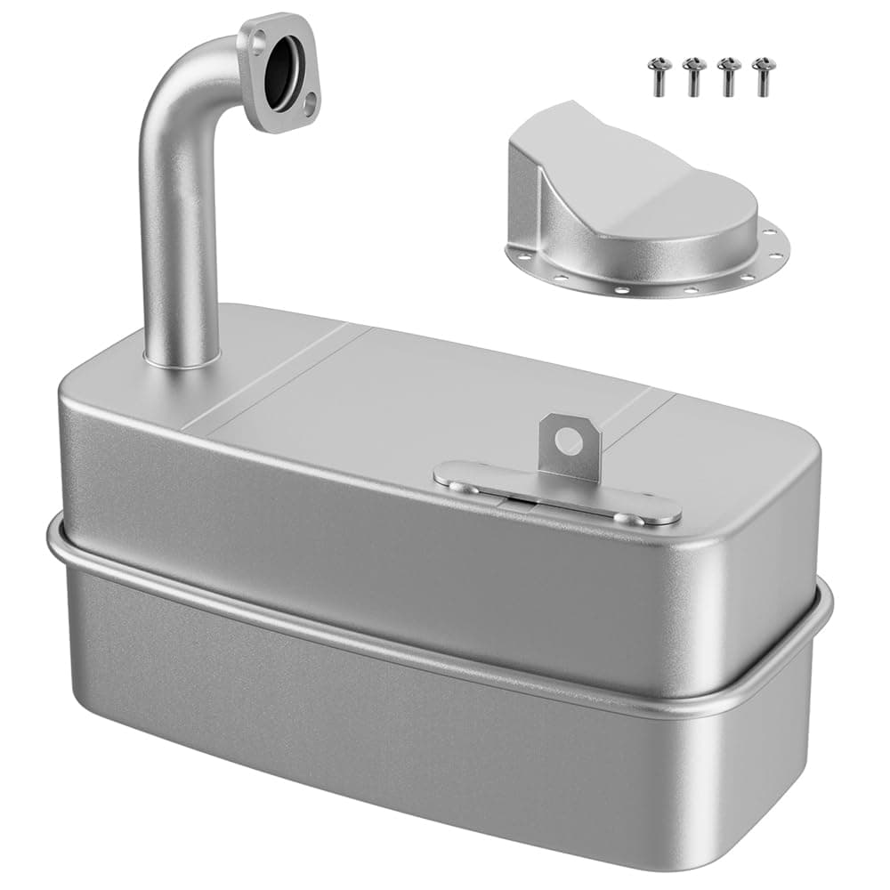WHFZN GY22156 Muffler For John Deere 107S D105 D110 E100 E110 X125 X126 X145 Tractors Replaces GY21990