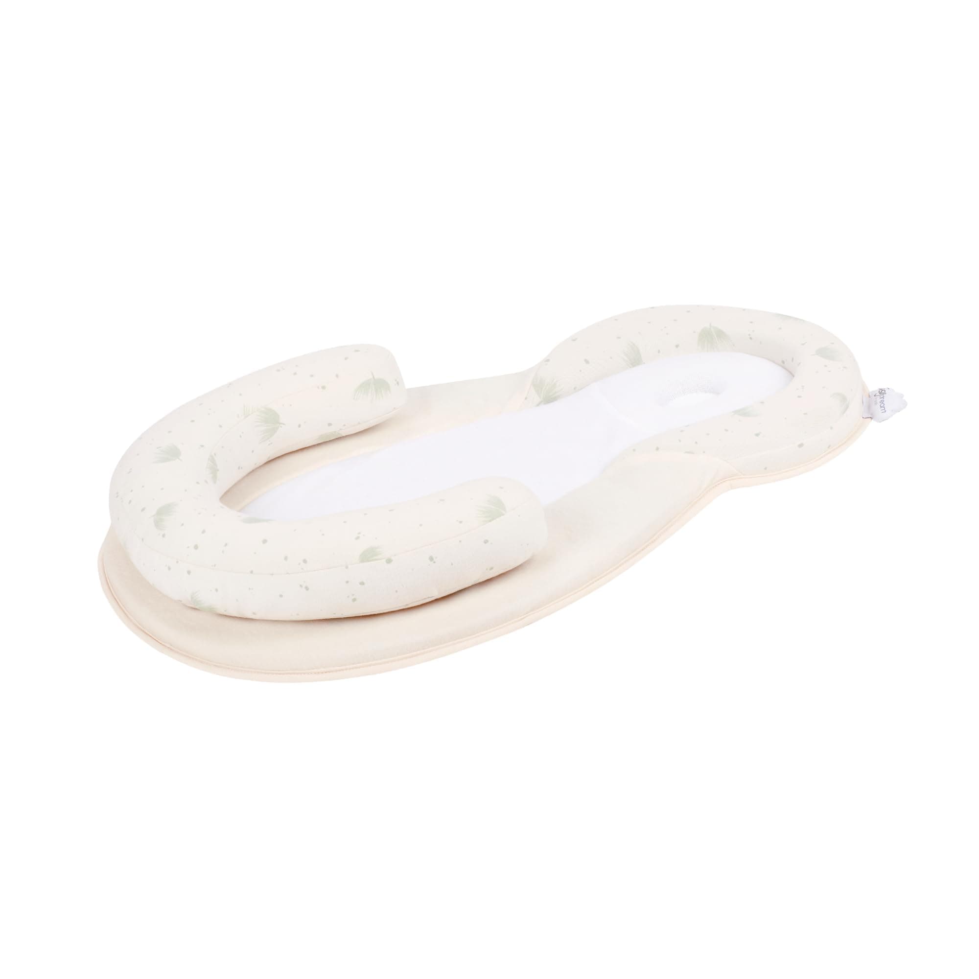 Babymoov SoCosy Premium Baby Lounger, Soft Newborn Support for Supervised Awake Time, Comfortable Use, Removable Cover, Lightweight, Off White