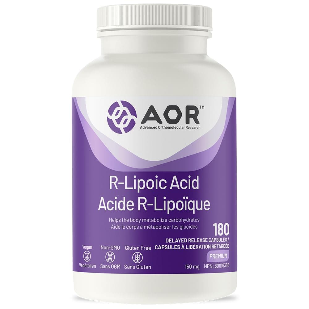 AOR Alpha Lipoic Acid 150 mg, 100 mcg Biotin, 180 Caps, 60 Day Supply