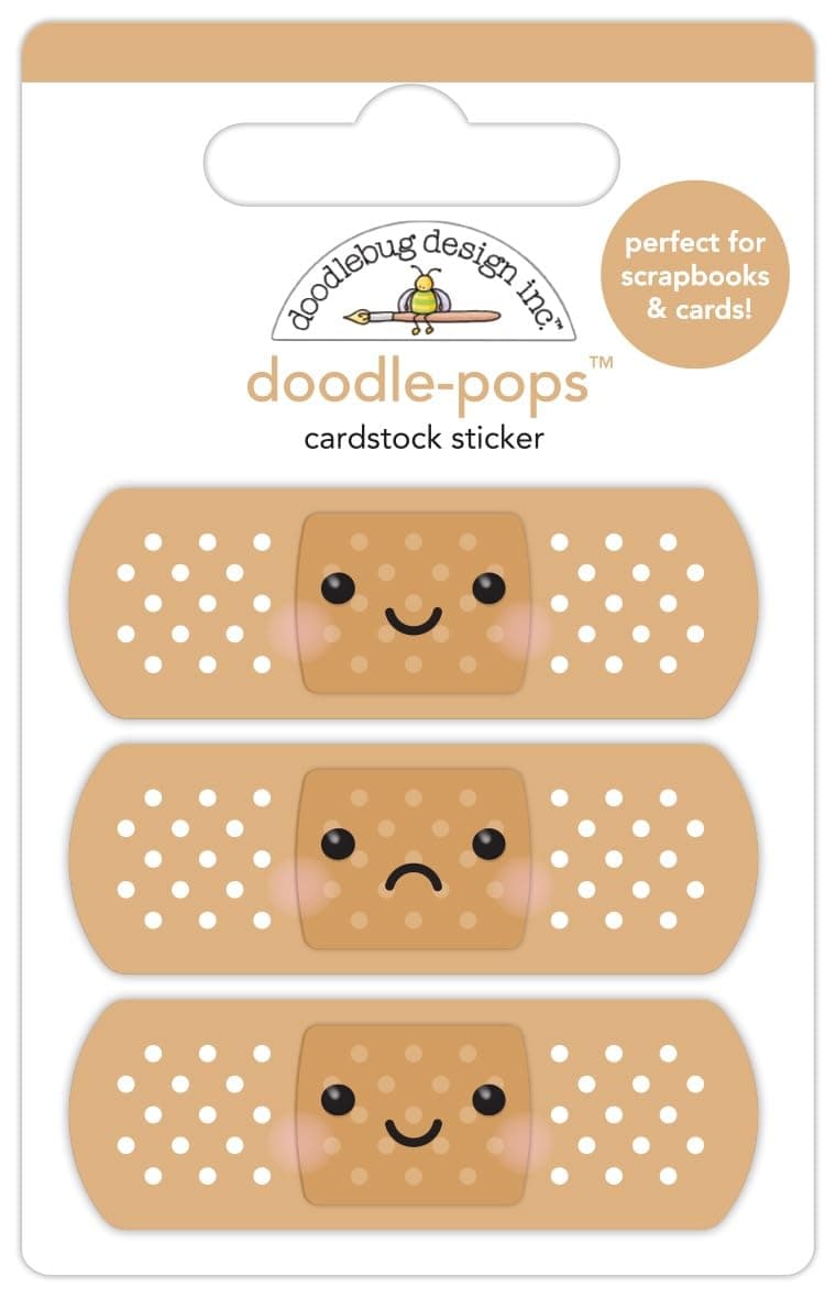 Doodlebug Doodle-Pops 3D Sticker-All Better