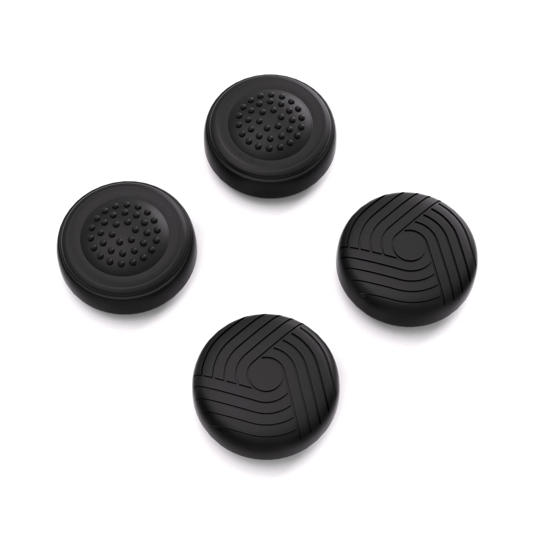 playvital Thumb Grip Caps for Steam Deck LCD, for PS Portal Remote Player Silicone Thumbsticks Grips Joystick Caps for Steam Deck OLED - Samurai & Guardian Edition