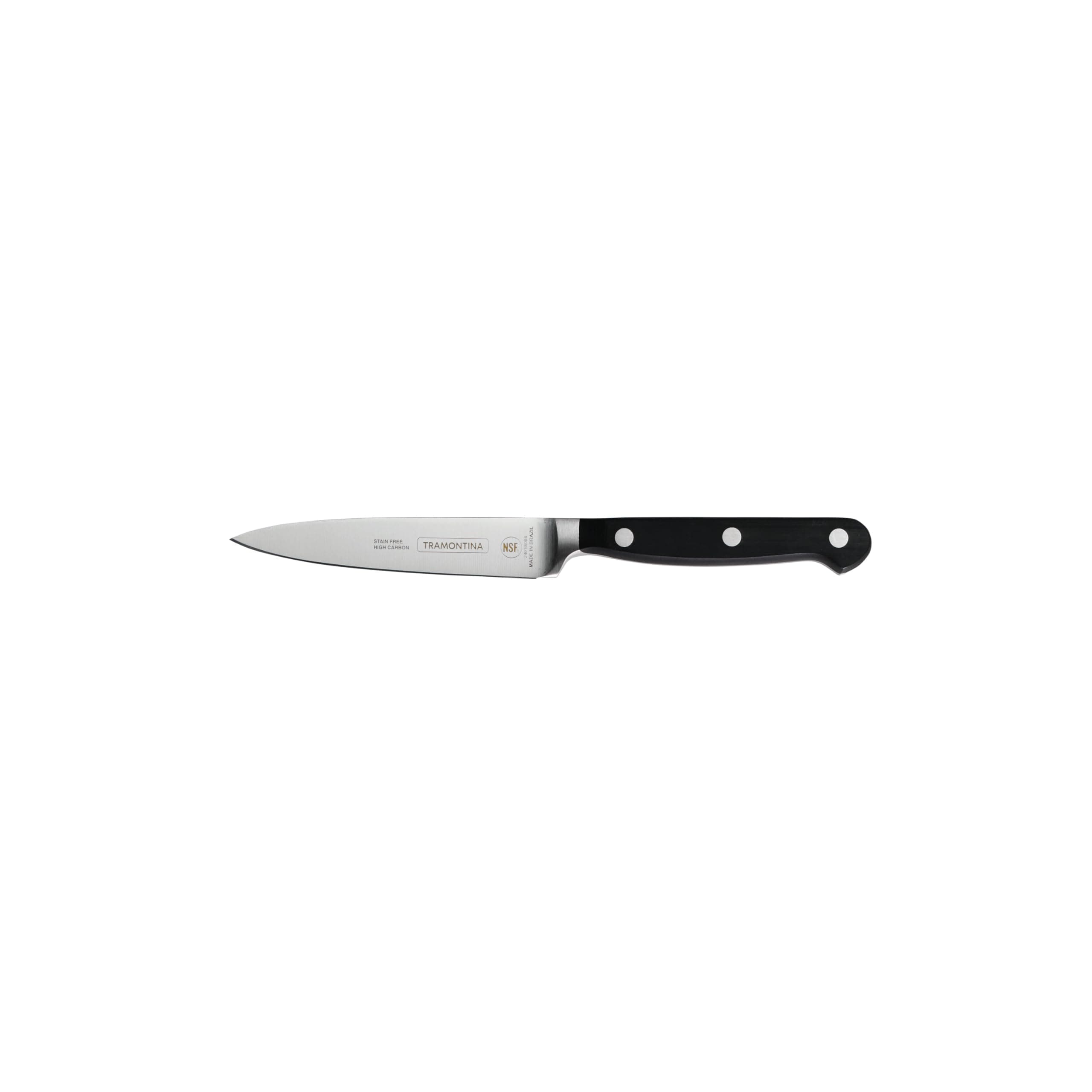 Tramontina Pro Series Forged 4-Inch Paring Knife, Stain-Free High-Carbon Steel Small Kitchen Knives for Cooking