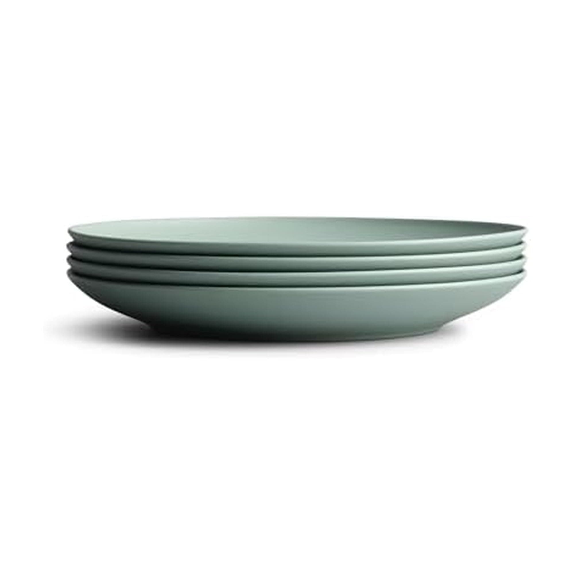Year & Day Outdoor Set of 4 Unbreakable Lightweight Salad Plates, Plant Derived, Palm Green, 8.5 inch