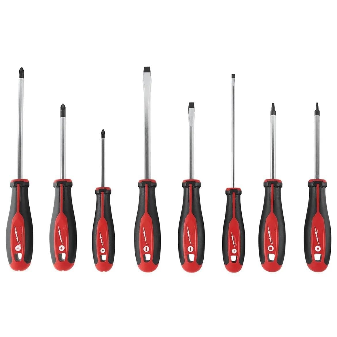 48-22-2718 Hex Wrench Ready Magnetic Tips Screwdriver Set w/SQ - 8pc For Milwaukee
