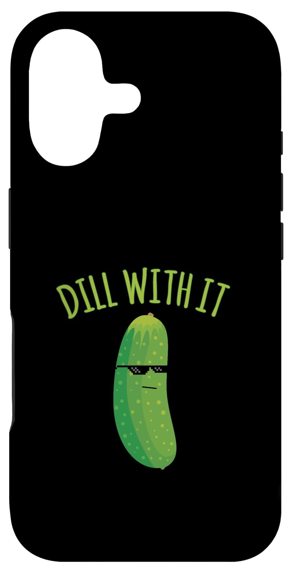 Dill with It Funny Pickle Case for iPhone 17