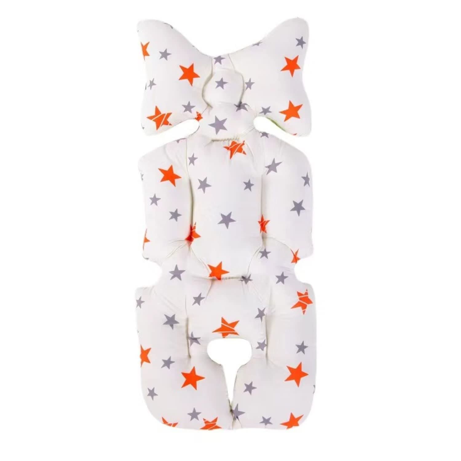 Baby Stroller with Cartoon Seat Pad Baby Dining Chair Universal Insert Cushion Baby Protective Sleeping Pad Breathable and Soft