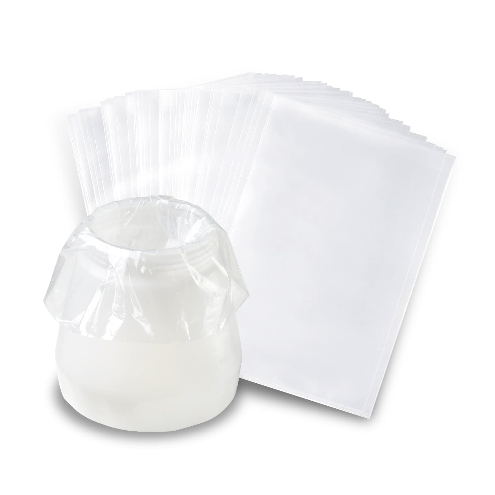 Wagner Sprayer Parts, 50 Pcs Paint Sprayer Bags, 7.8'' x 11.8'' Cup Liners