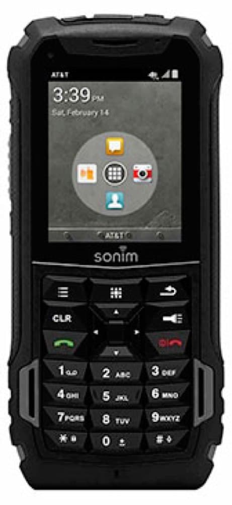 Sonim XP5s Dual-SIM XP5800 16GB 2.64" Factory Unlocked 4G/LTE Rugged Cellphone (Black) - International Version