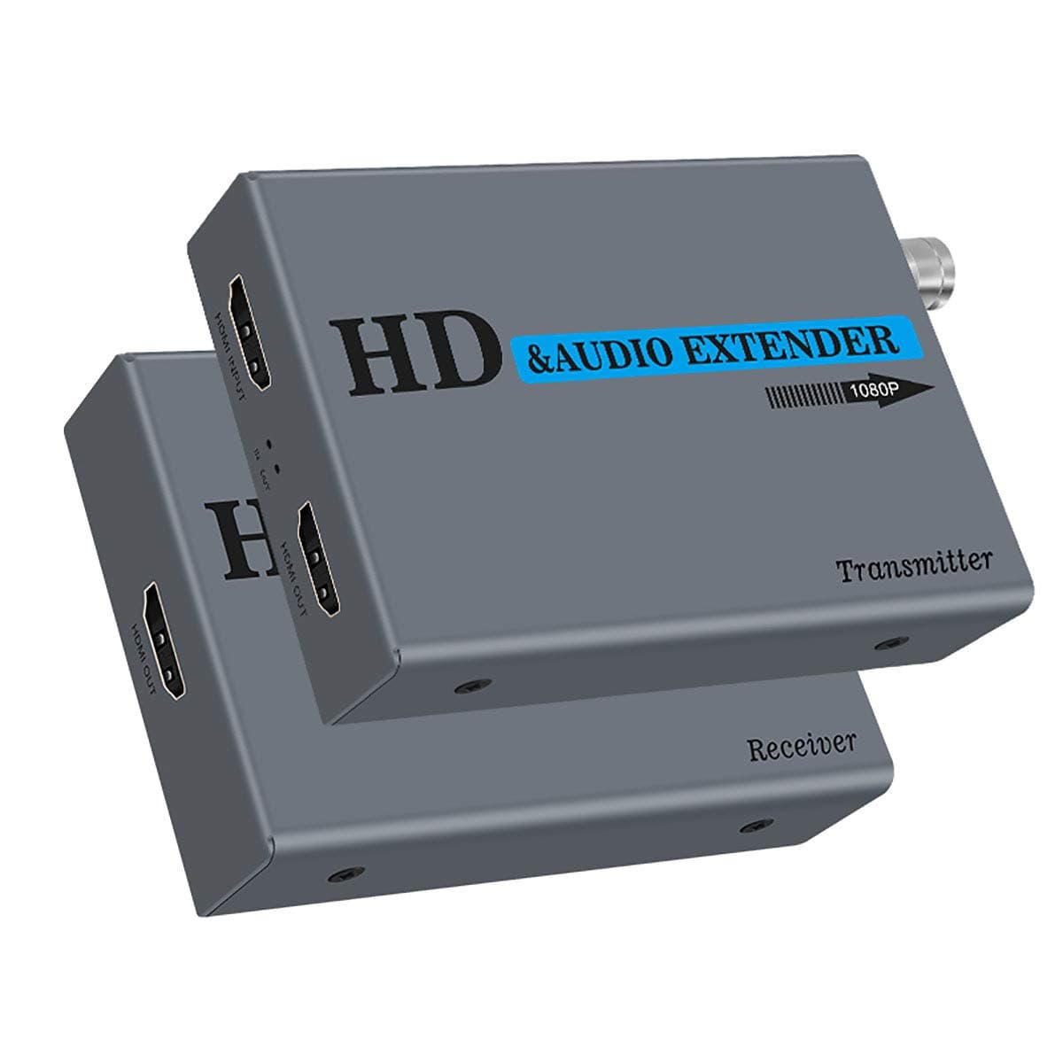 Wiistar HDMI Extender Over Coaxial Cable(RG6/RG7/RG11) HDMI Tx and Rx 1080P