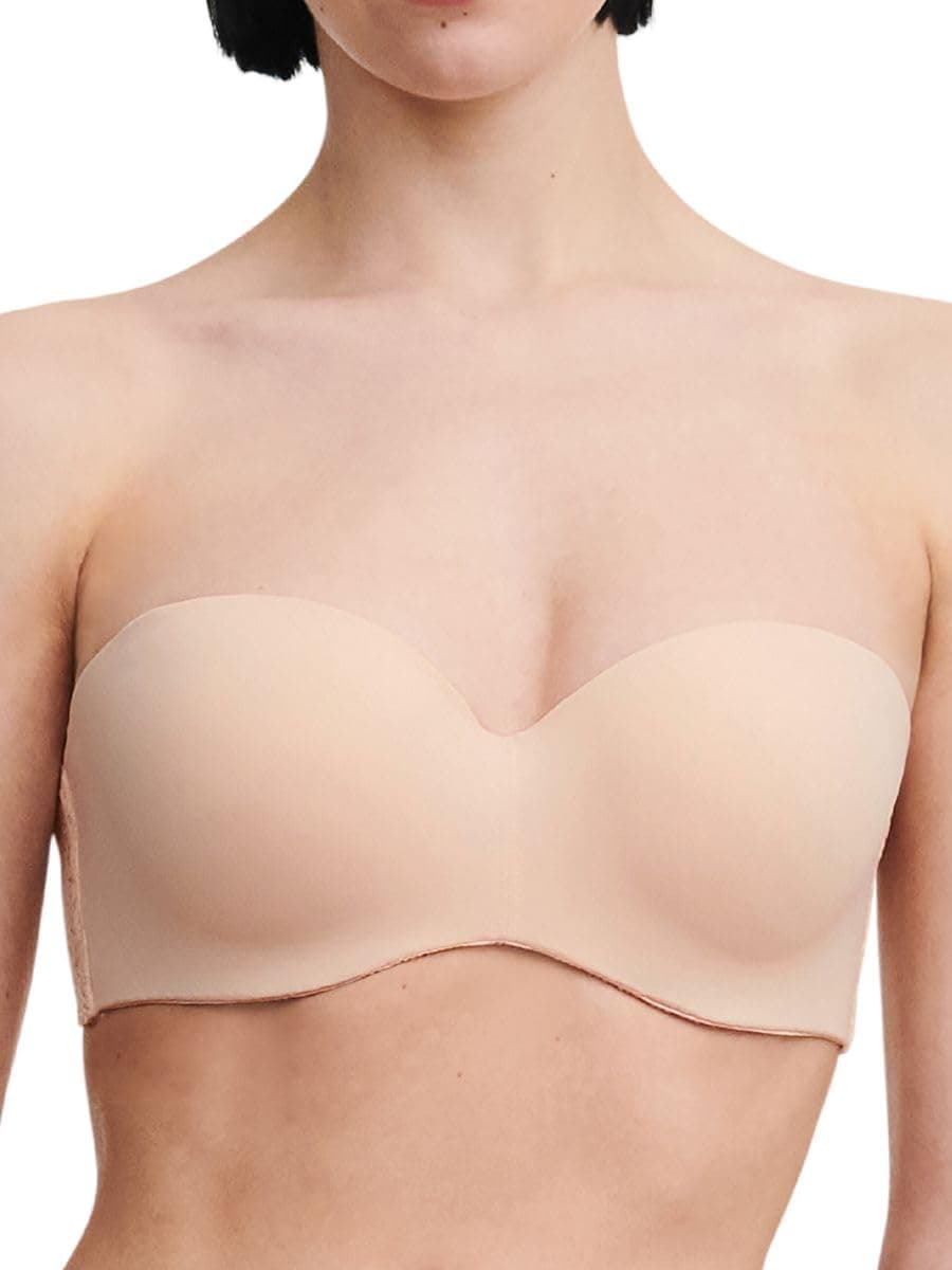Chantelle Easy Feel Norah Bandeau T-Shirt Bra, Beige Gold, 34C