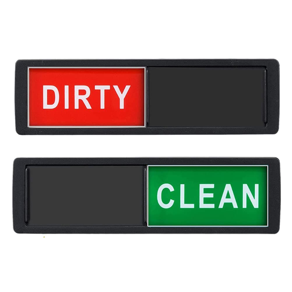 BBABBT Dishwasher Magnet Clean Dirty Sign Non-Scratching Magnet Shows You Dishes Are Clean or Dirty, Refrigerator Magnet