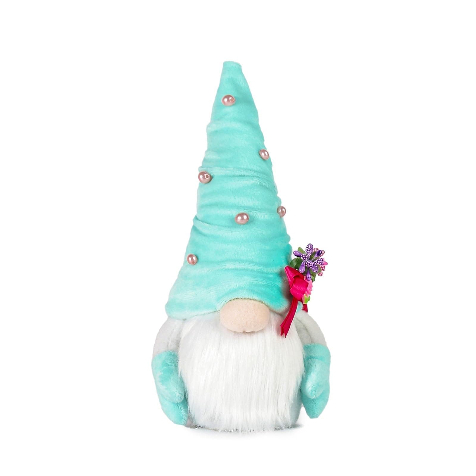 MenPumn Funny Birthday Gifts for Women, Figurines Plush Gnomes Gifts for Women Coworker Friends Mom Mother Her Sister Happy Birthday Gift Ideas Birthday Decor Decorations for Home (Blue)