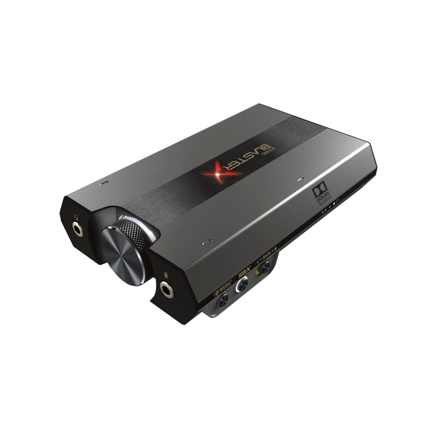 Sound BlasterX G6 Hi-Res 130dB 32bit/384kHz Gaming DAC, External USB Sound Card with Xamp Headphone Amp, Dolby Digital, 7.1 Virtual Surround Sound, Sidetone/Speaker Control for PS4, Xbox One, Nintendo