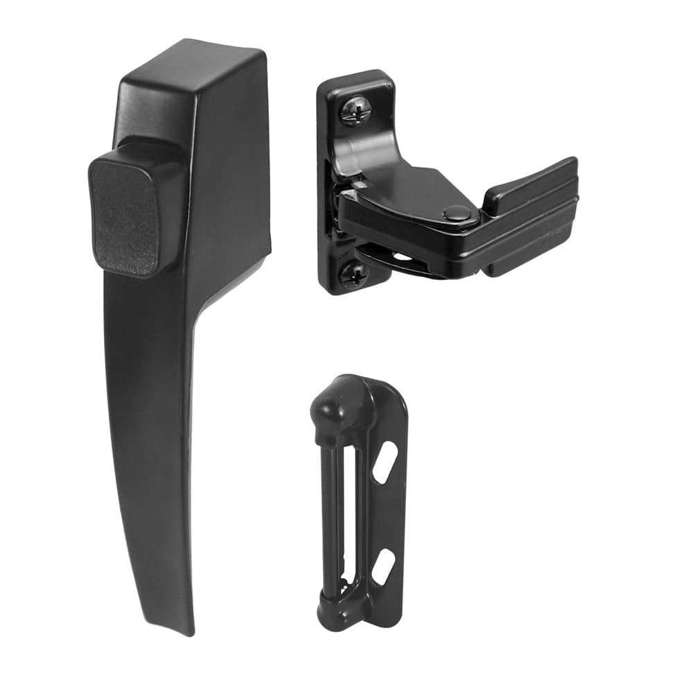 Prime-Line Products K 5007 Push Button Latch Set, Black