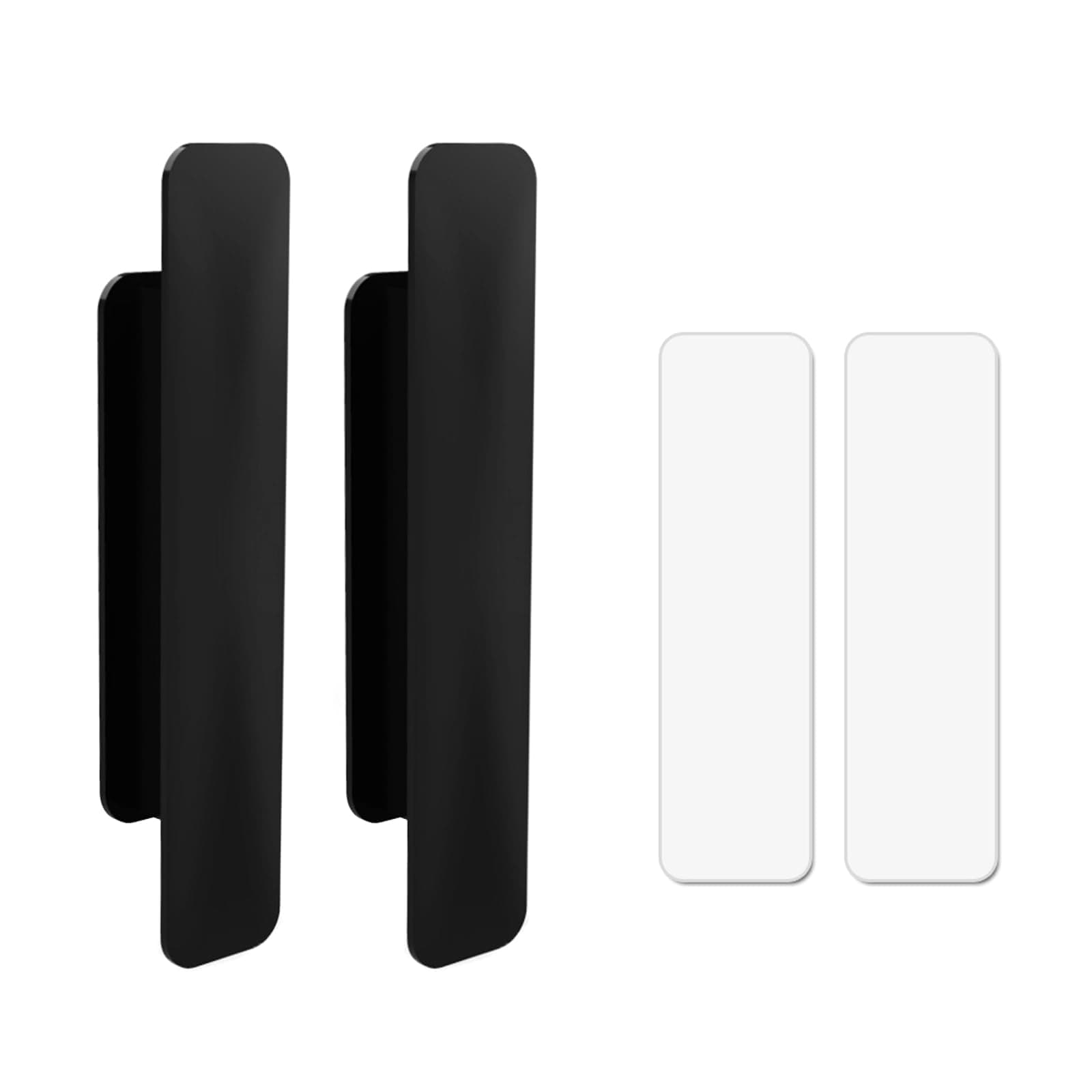 KANGQL Cabinet Handle, Set of 2 Self-Adhesive Furniture Handles Cabinet Handle Drawer Handles Door Handles Drilling Handle for Wardrobes