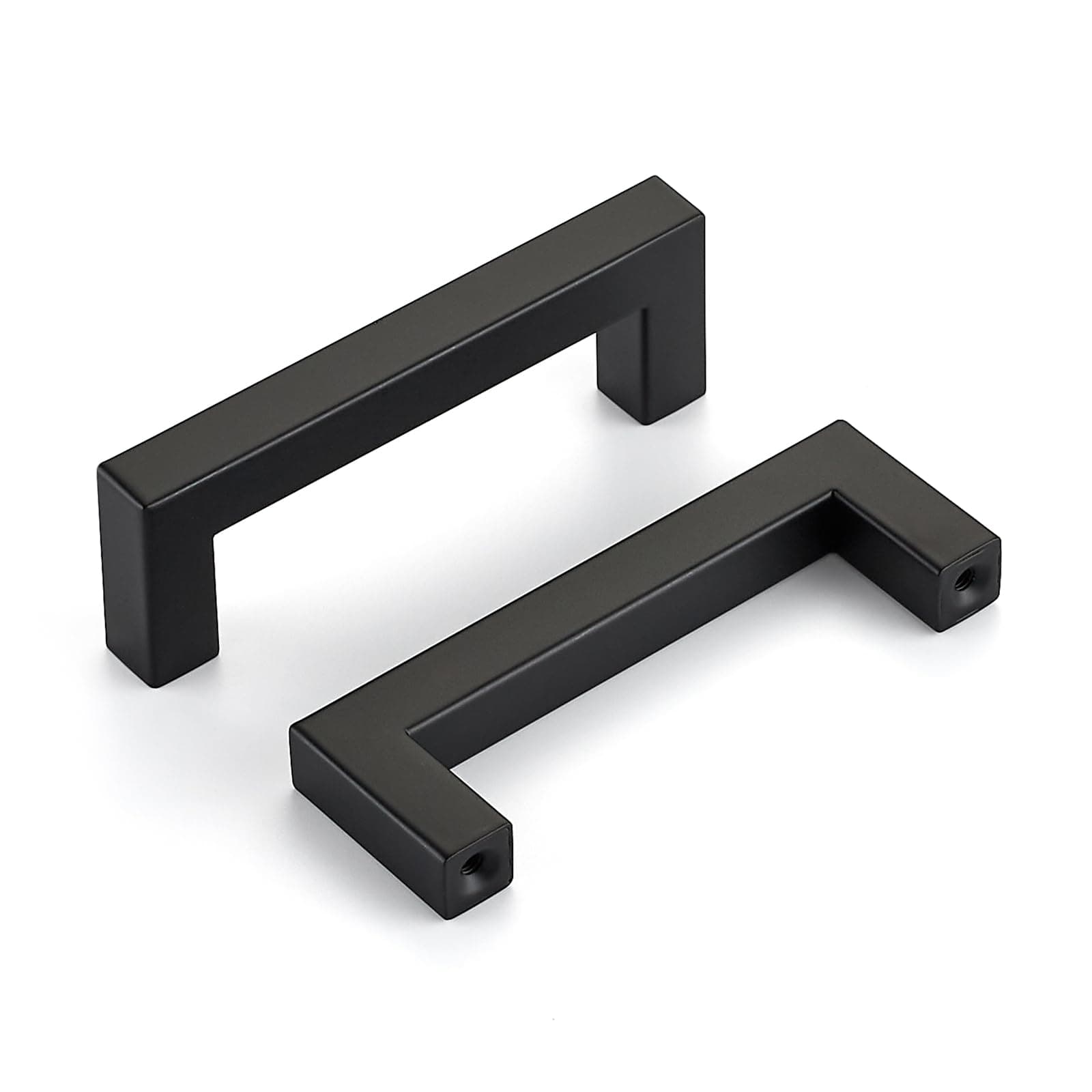 HOME EDIT Matte Black Square Drawer Handles & Pulls 3-1/2 Inch,20 Pack