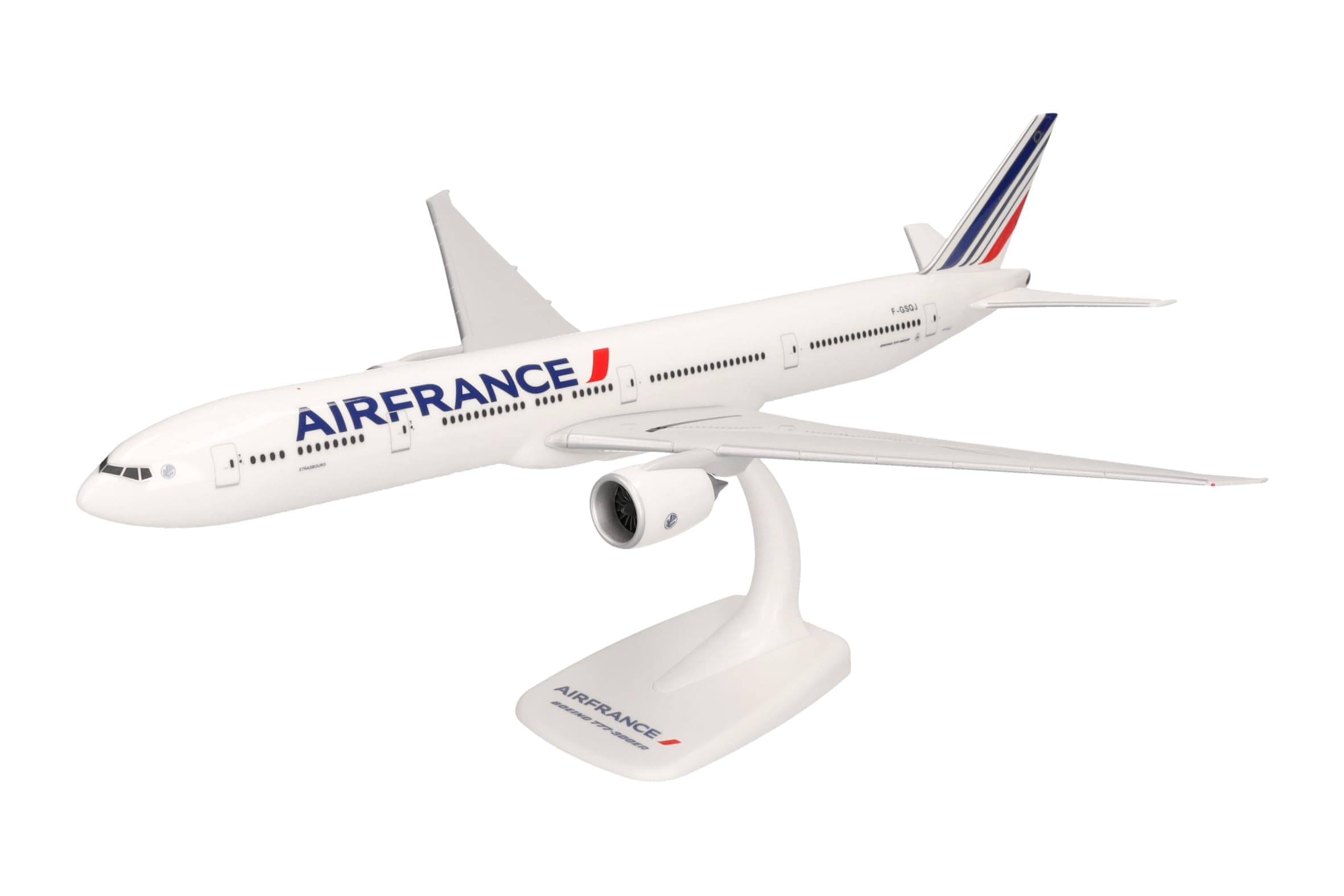 Herpa SnapFit Airplane Model Boeing 777-300ER Air France - 'Strasbourg