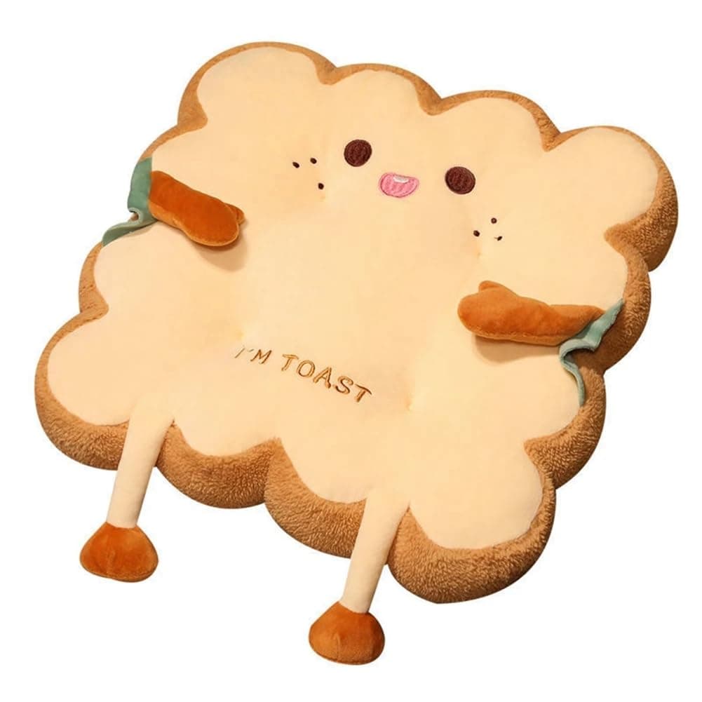 piuryue Super Cute Seat Cushions, Plush Square and Round Non-Slip Seat Cushions, Office and Home Use As Gifts for Friends A