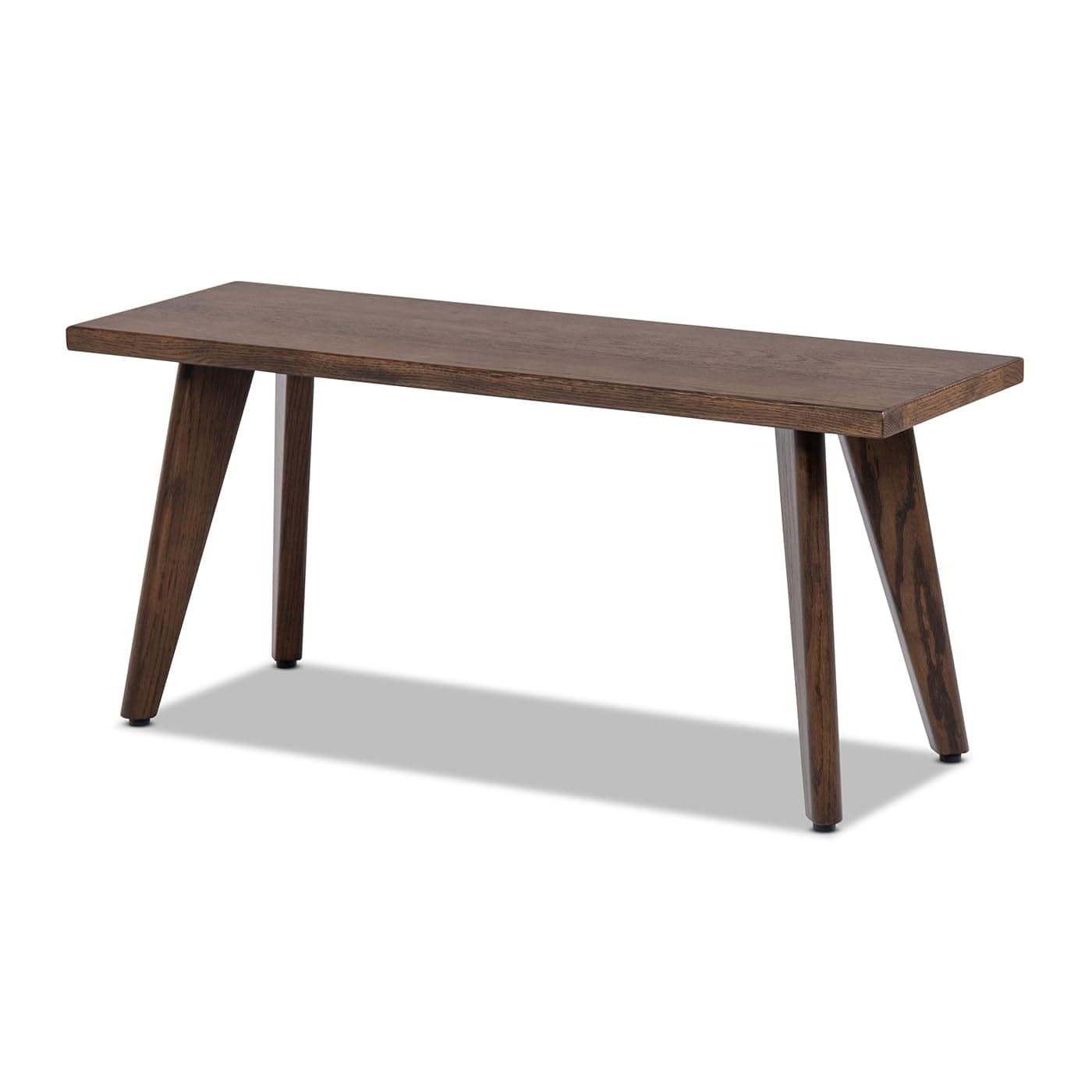 Jennifer Taylor Home Capri 41.5" Solid Red Oak Wood Dining Bench