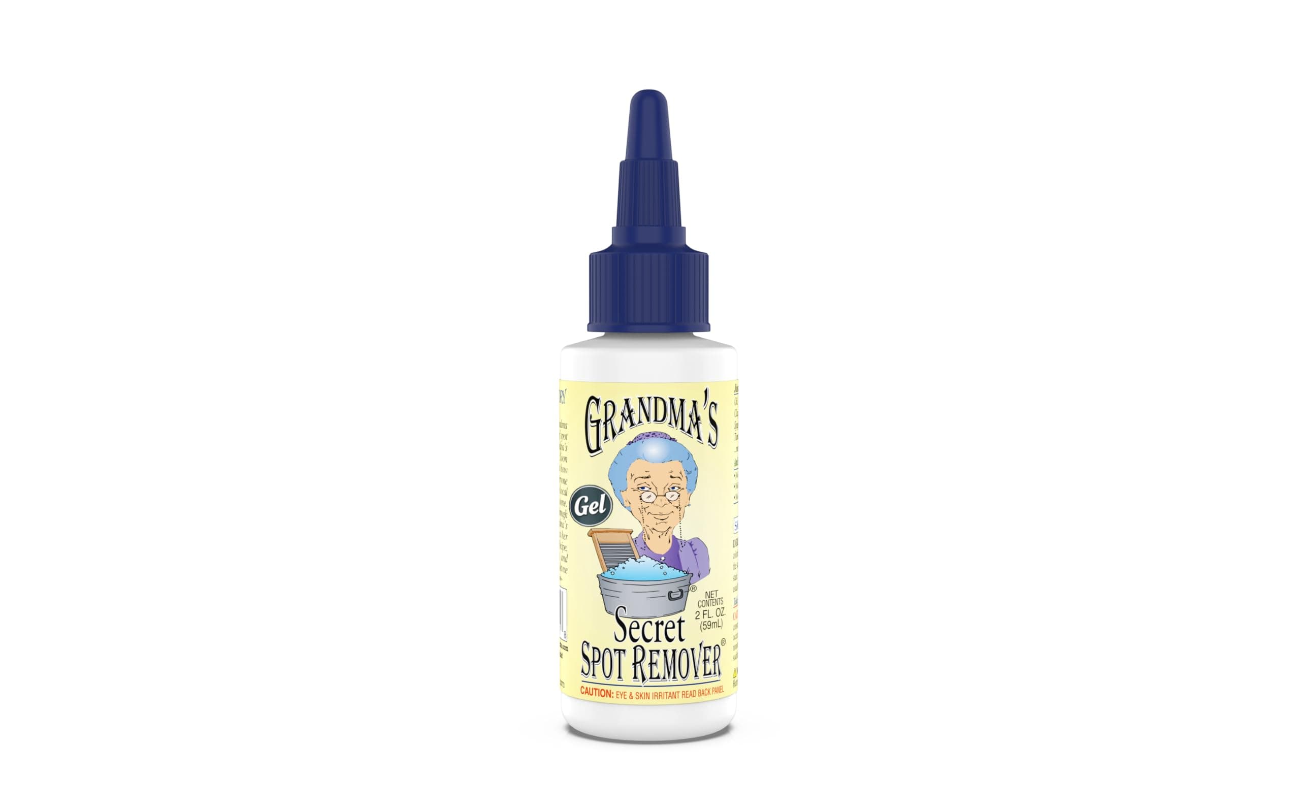 Grandma's Secret Spot Remover - Chlorine, Bleach and Toxin-Free Stain Remover - Stain Remover for Clothes - Fabric Stain Remover Removes Oil, Paint, Blood and Pet Stains – 2 Ounce