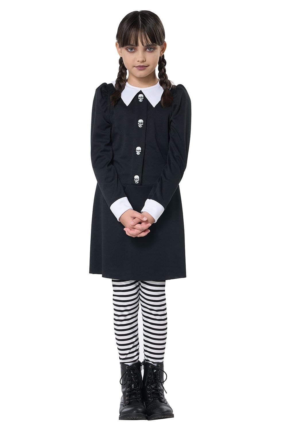 California Costumes, Dreadful Child, Child Size Small, Black/White