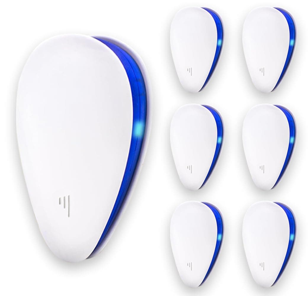 SENQIAO New Ultrasonic Pest Repeller, Plug-in Pest Control, 6 Pack