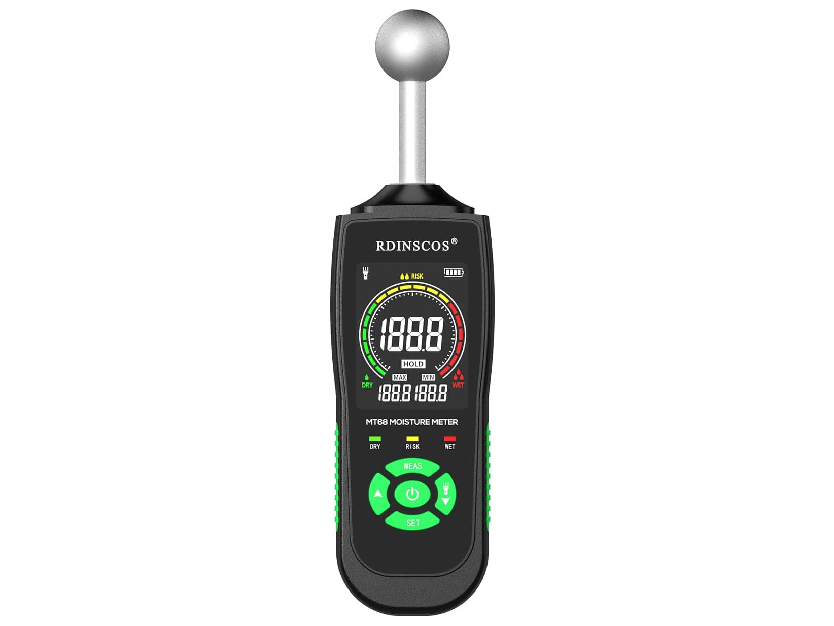 RDINSCOS Pinless Digital Moisture Meter