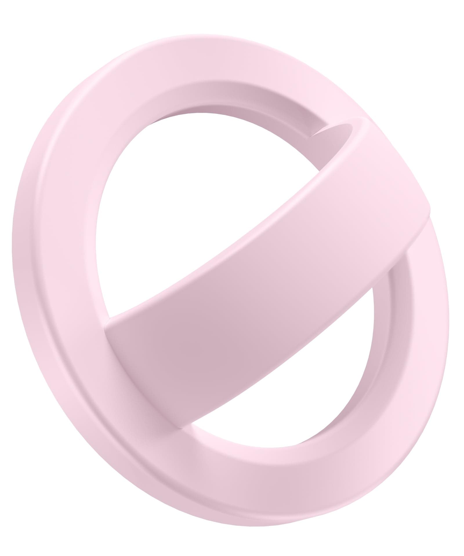 GONEZ Magnetic Phone Loop Grip Compatible with MagSafe,Ring Holder for Back of Phone for iPhone 16/15/14/13/12 Series, Pastel Pink