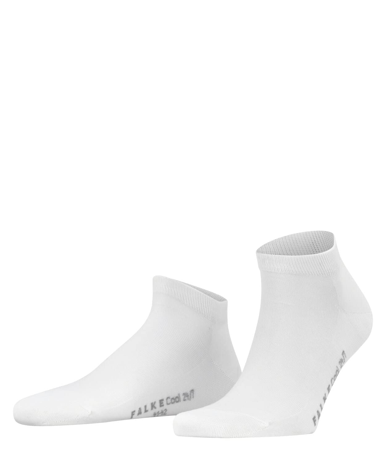 FALKE Herren Sneakersocken Cool 24/7 M Sn Baumwolle kurz einfarbig 1 Paar, Weiß White 2000, 45-46