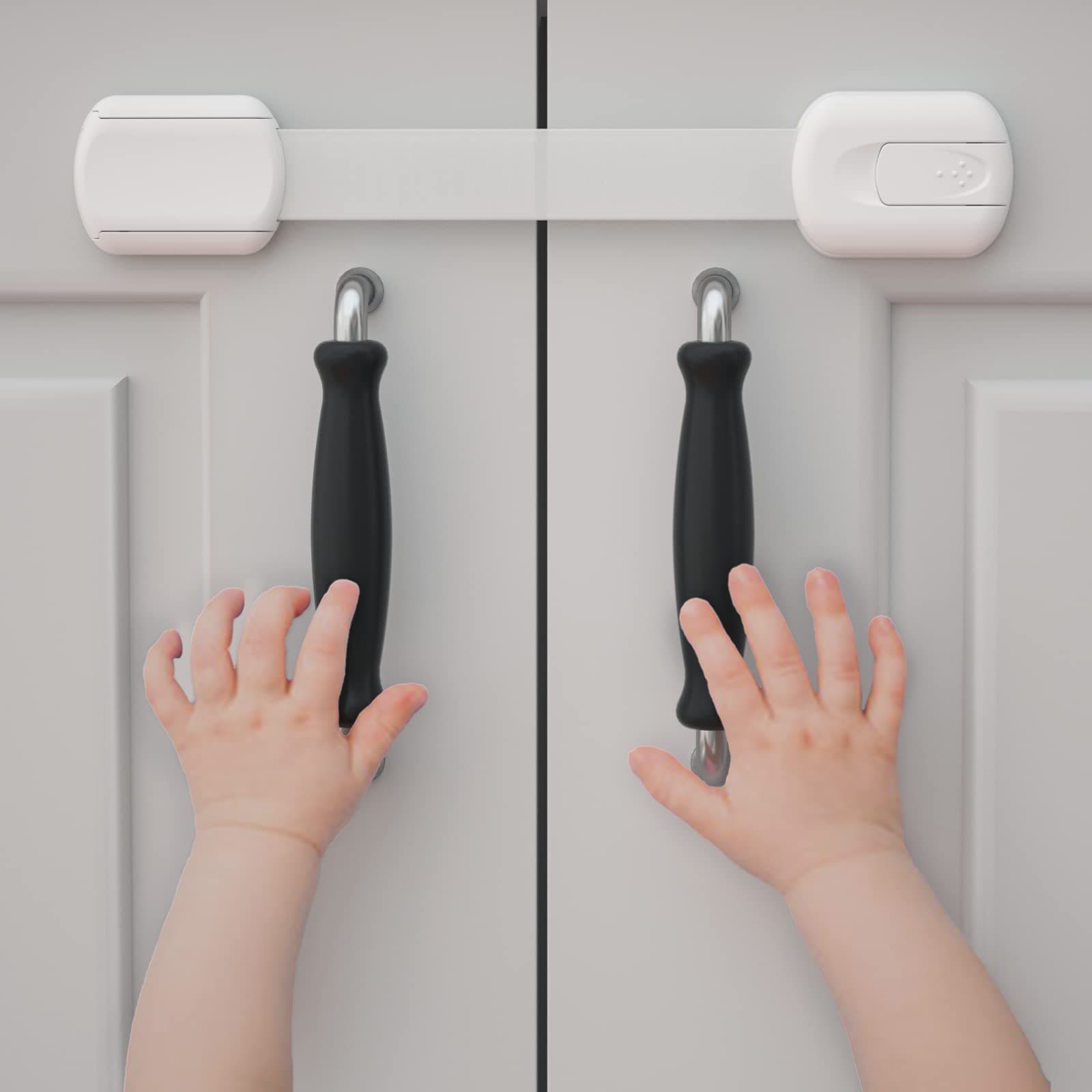4our Kiddies 2 Pack Child Safety Cabinet Locks for Babies