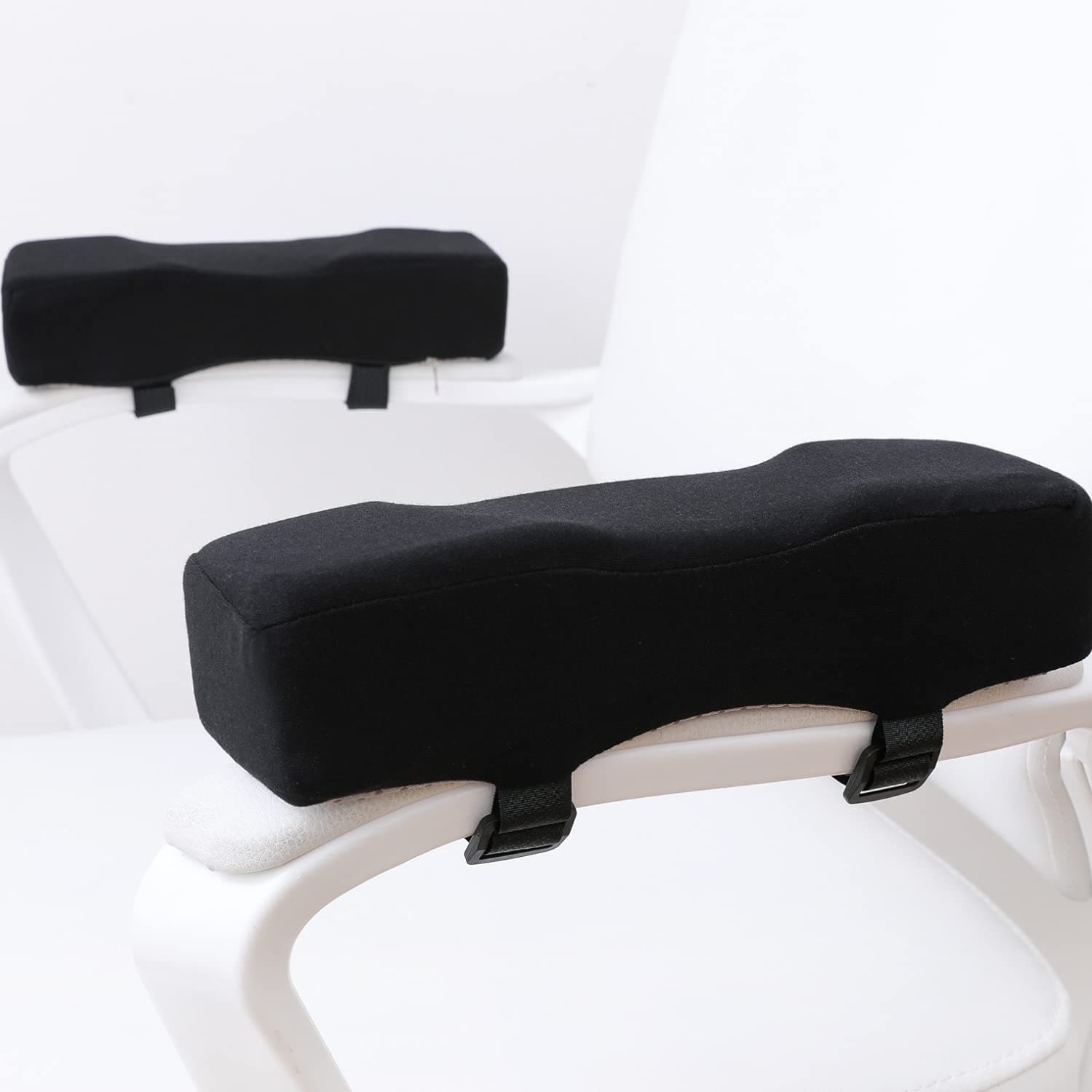 LargeLeaf Chair Extra Thick Ergonomic armrest Cushions Elbow Pillow Pressure Relief Office Chair Gaming Chair armrest with Memory Foam armrest Pads 2-Piece Set of Chair…